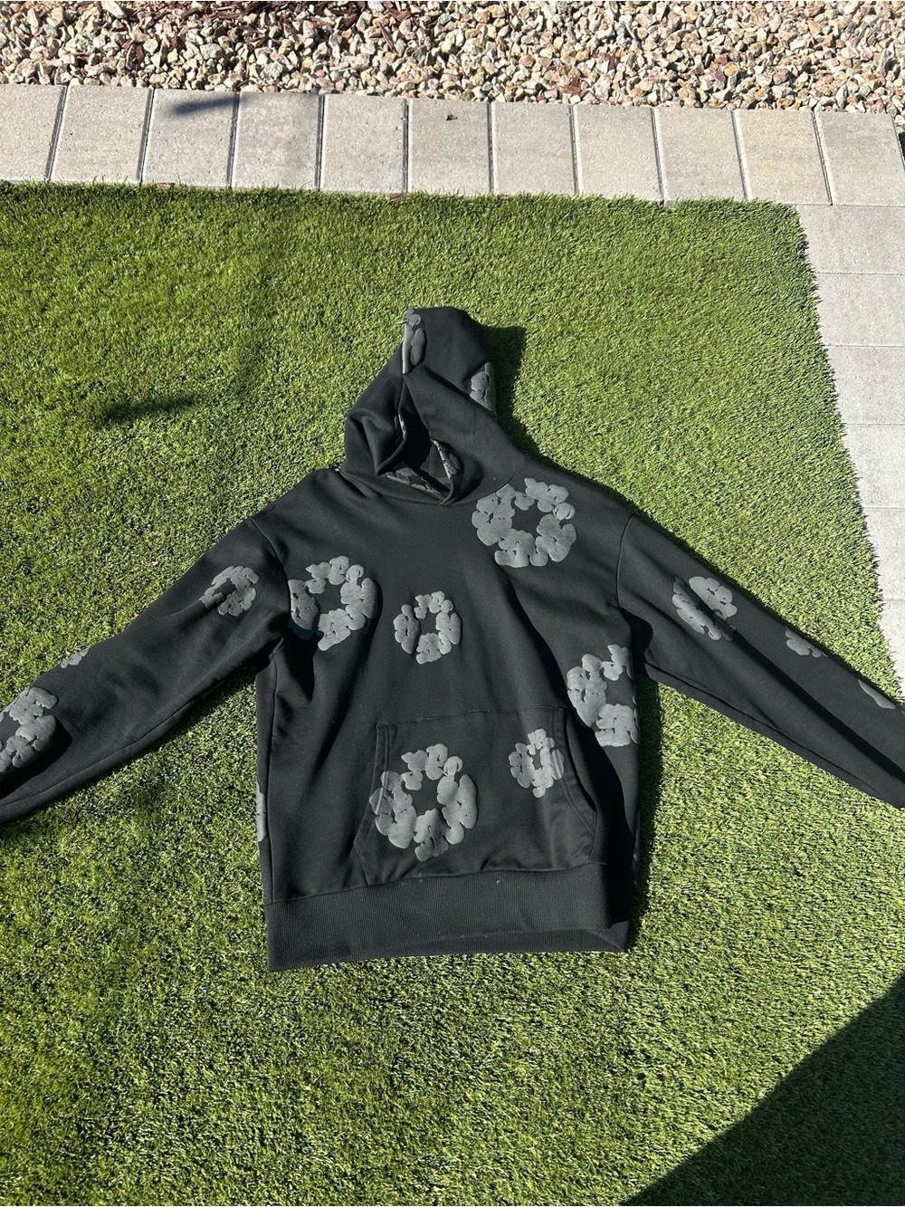 Men's Black Denim Tears Hoodie